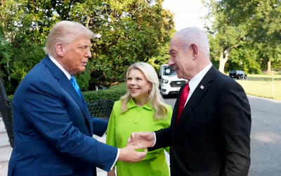 נתניהו וטראמפ, הלילה בבית הלבן