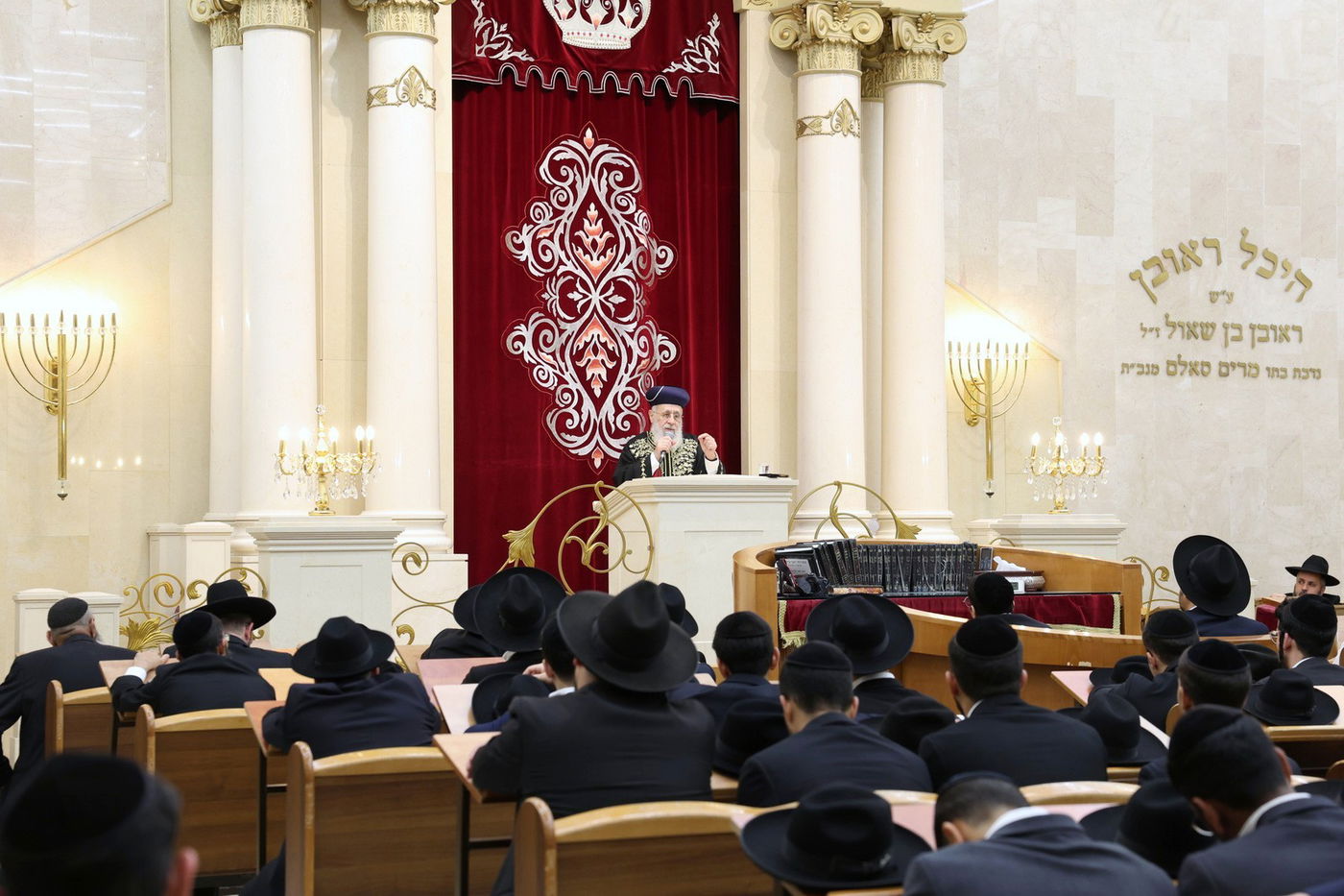 הראשל"צ הגר"י יוסף בביקור בראש העין