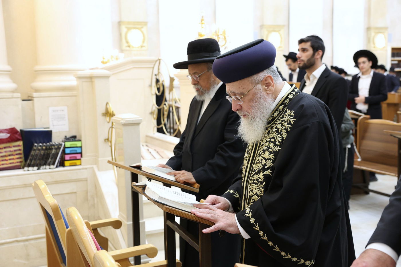 הראשל"צ הגר"י יוסף בביקור בראש העין