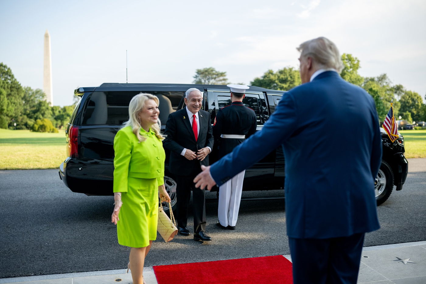 פגישת ראש הממשלה בנימין נתניהו והנשיא דונלד טראמפ בבית הלבן