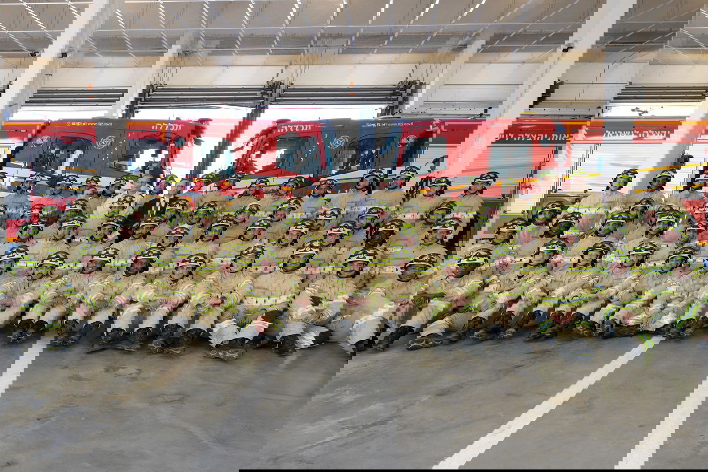 הרצוג בתחנת כיבוי והצלה