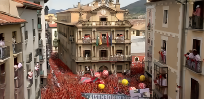 מרוץ שוורים בספרד