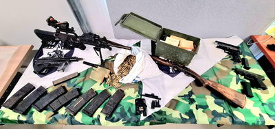 אמצעי הלחימה שהוחרמו על ידי לוחמי גדוד 941