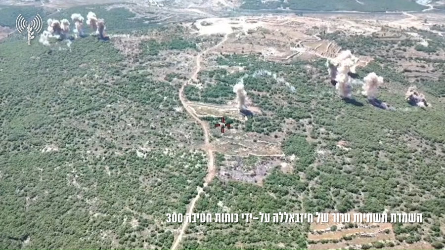 תיעוד מהשמדת תשתיות טרור של חיזבאללה