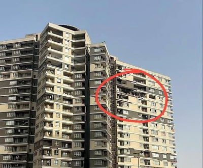 הדירה שנפגעה