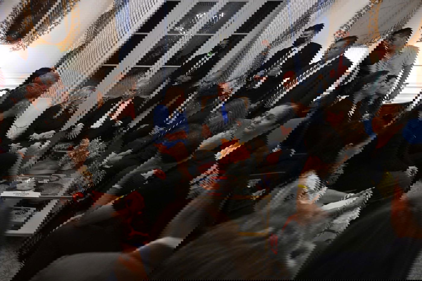 נתניהו בארה"ב עם משפחות החטופים