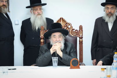 כינוס רבני ויז'ניץ במעון האדמו"ר במושב אורה