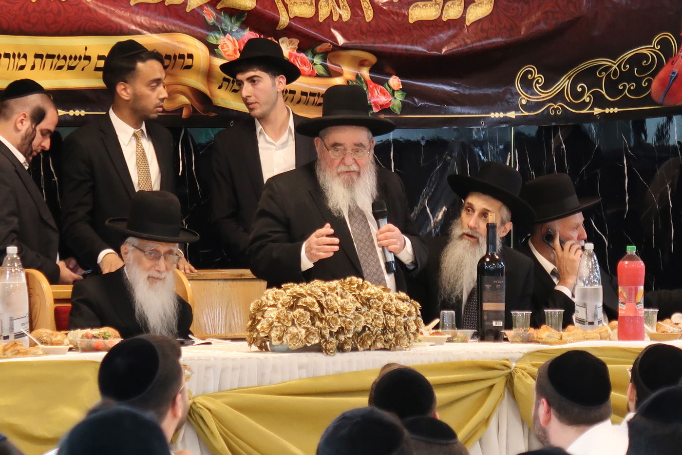 שמחת השבע ברכות בירושלים לבן הגאון הרב חנוך כהן