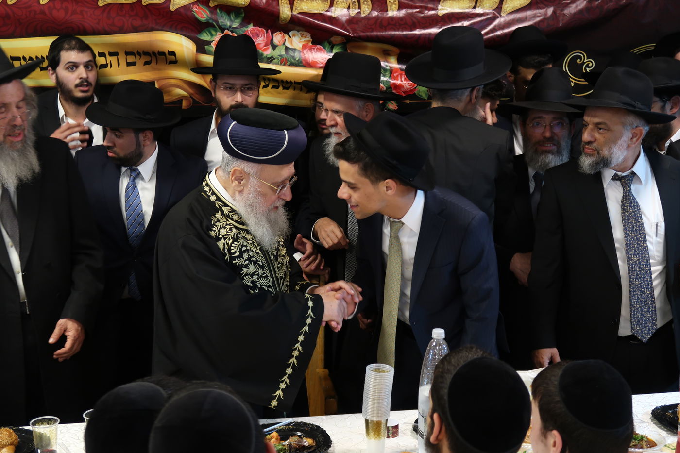 שמחת השבע ברכות בירושלים לבן הגאון הרב חנוך כהן