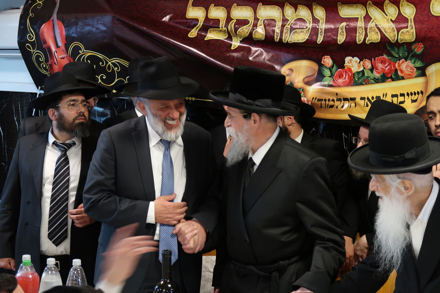 שמחת השבע ברכות בירושלים לבן הגאון הרב חנוך כהן