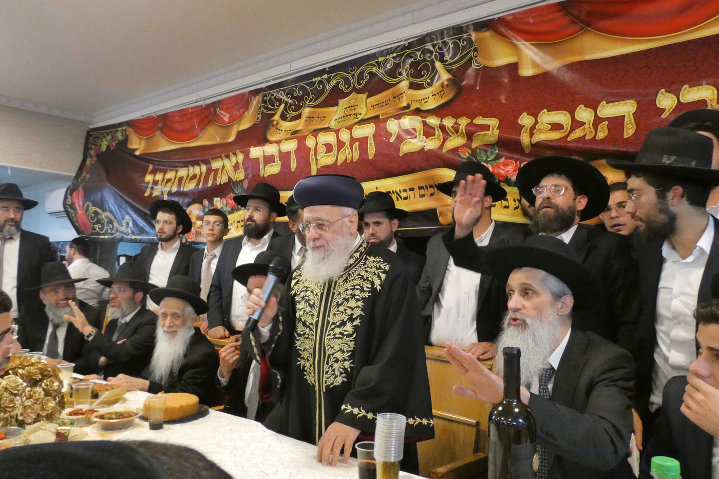 שמחת השבע ברכות בירושלים לבן הגאון הרב חנוך כהן