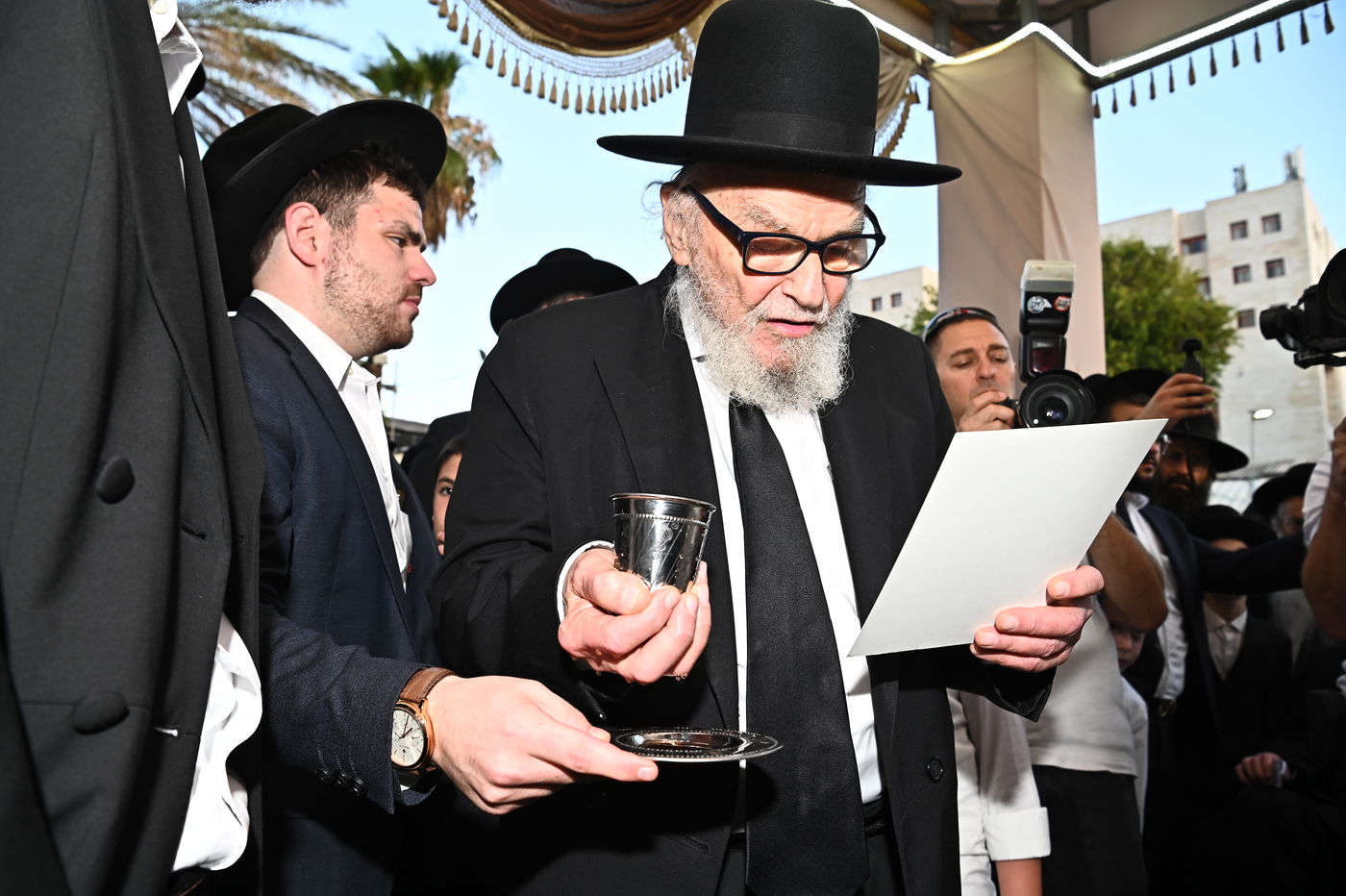 שמחת נישואי נין הגר"ד לנדו