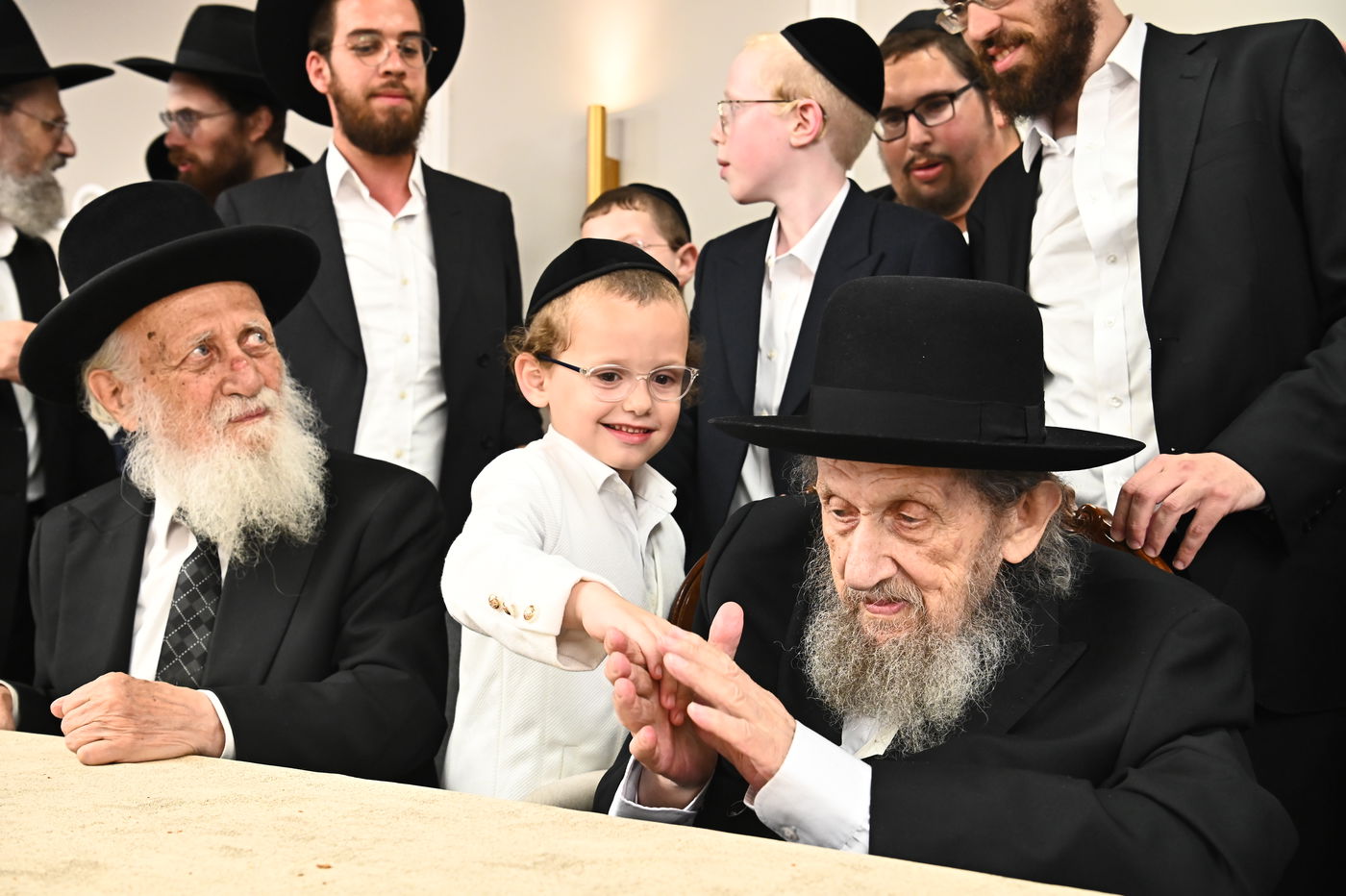 שמחת נישואי נין הגר"ד לנדו