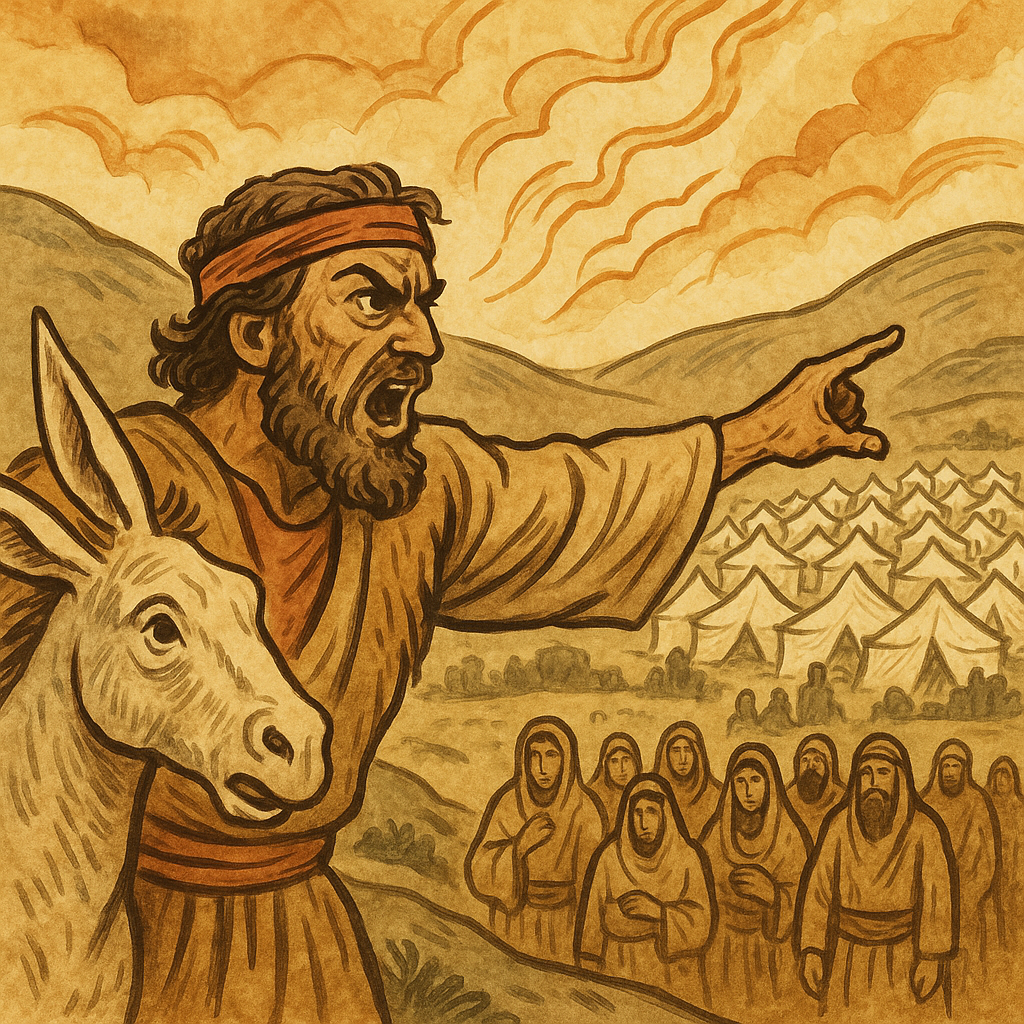 בא לקלל ונמצא מברך. בלעם ואתונו
