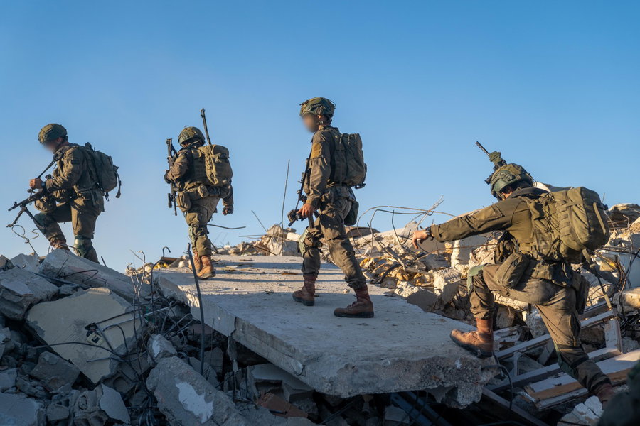 לוחמי צה"ל ברצועת עזה