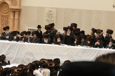 האדמו"ר מויז'ניץ בסעודה שלישית פרשת בלק תשפ"ה