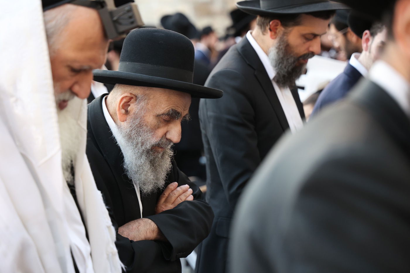 הגאון רבי משה צדקה, בצום שבעה עשר בתמוז תשפ"ה בכותל המערבי