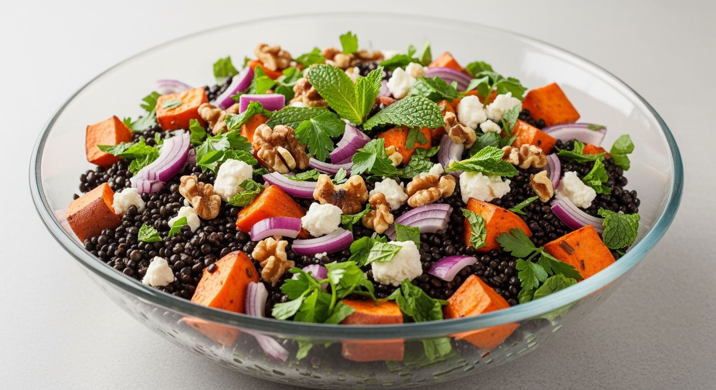 סלט “סופר‑פוד” - מגוון טעמים, צבעים וחלבון צמחי