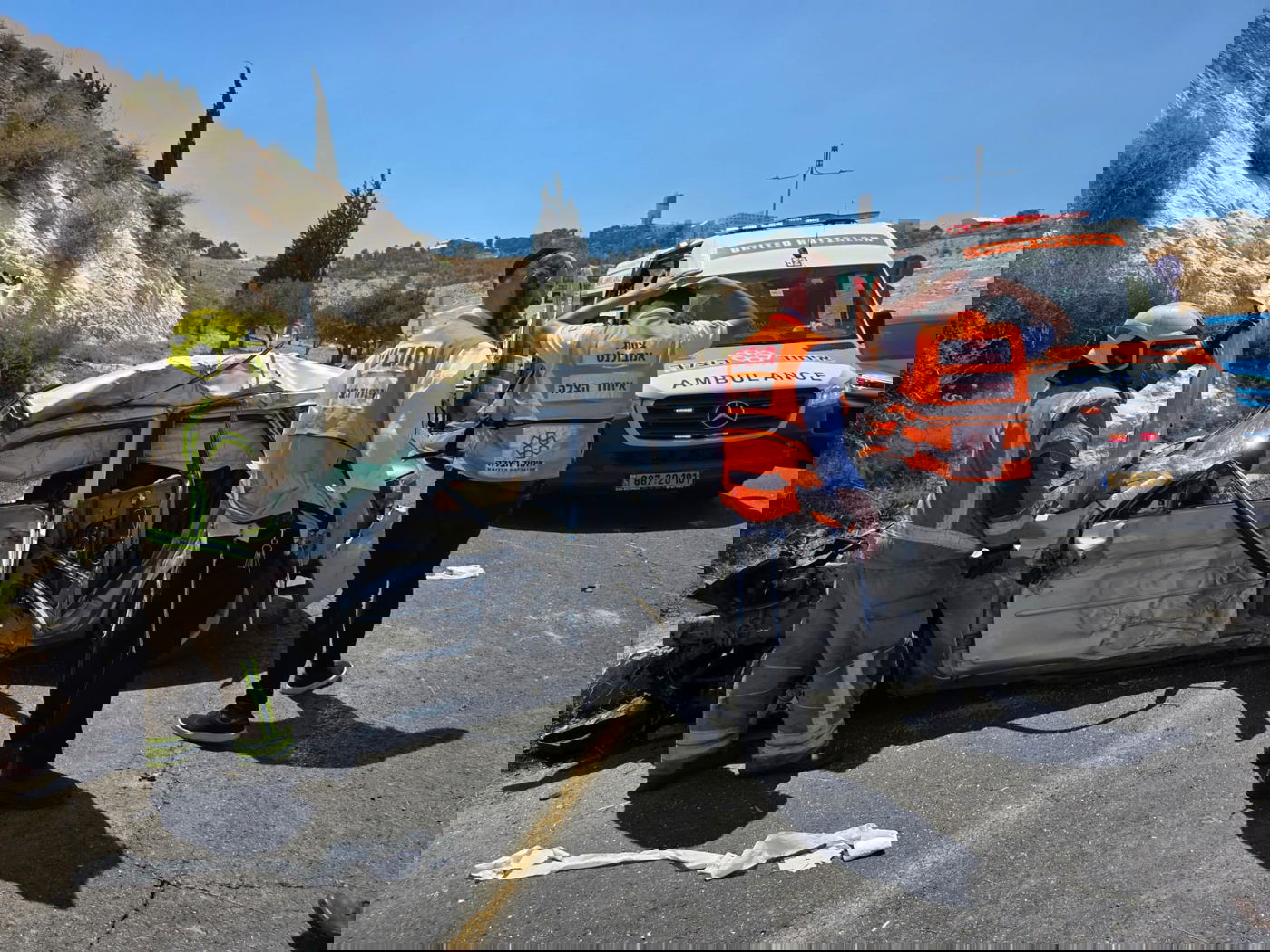 זירת התאונה