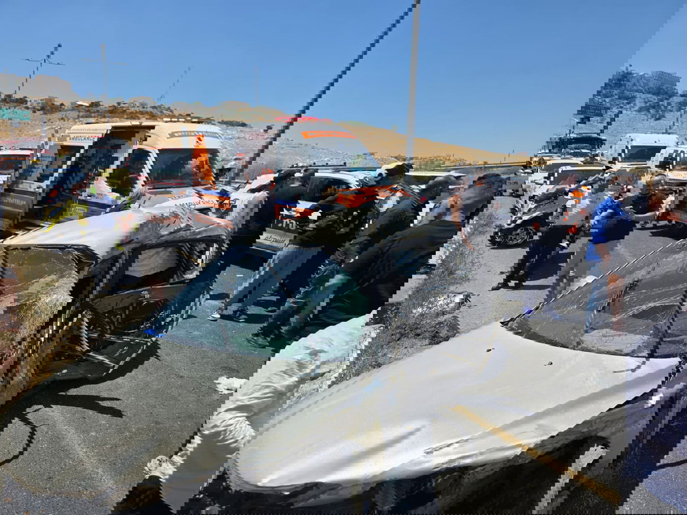 זירת התאונה