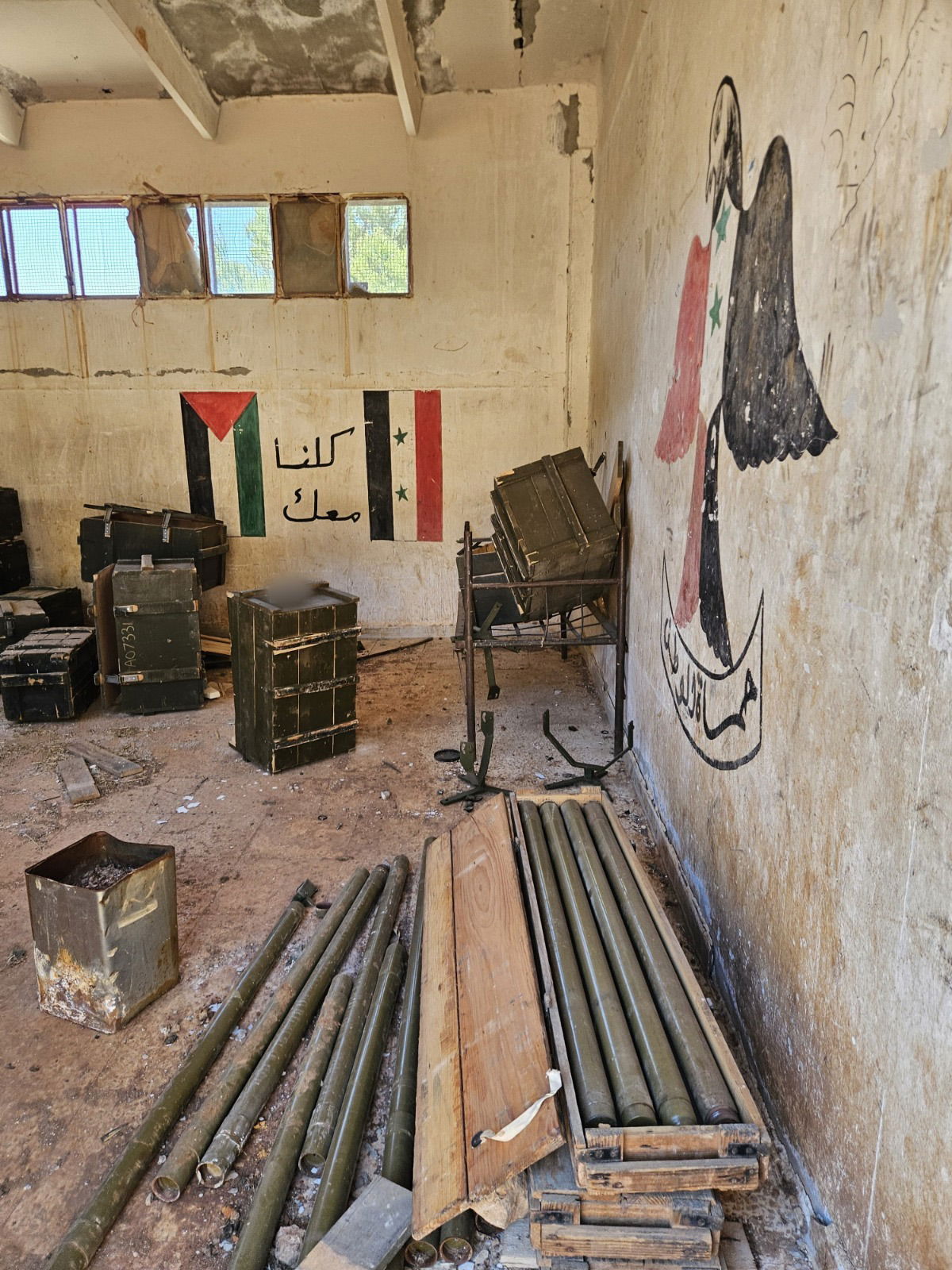 אמצעי הלחימה שאותרו והוחרמו במרחב