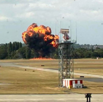 התרסקות המטוס בלונדון