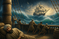 וְהָאֳנִיָּה חִשְּׁבָה לְהִשָּׁבֵר 