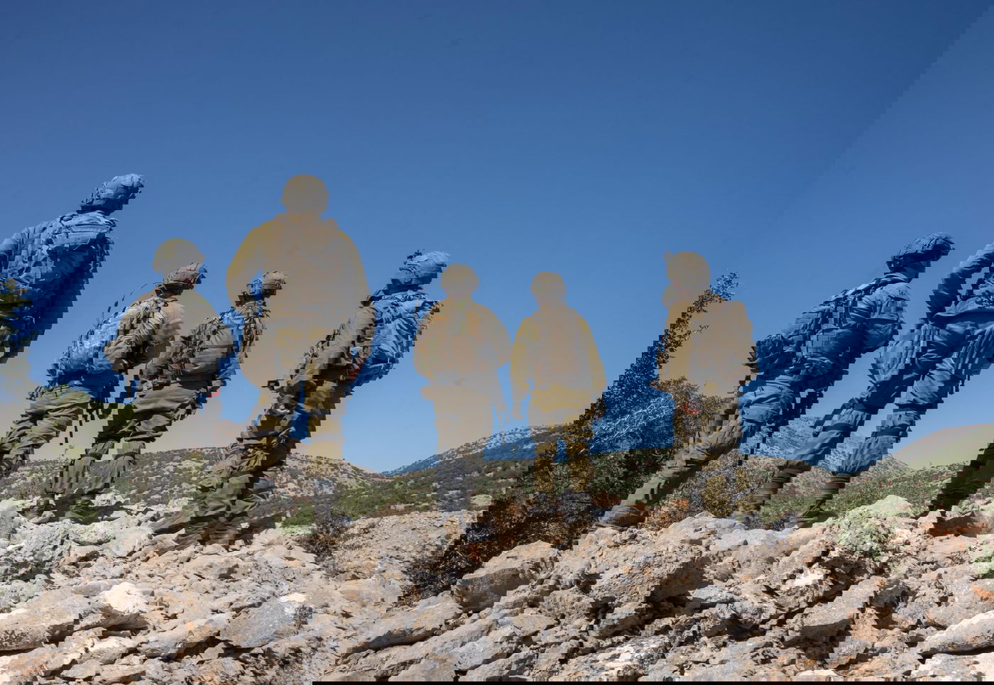 פעילות כוחות חטיבת ׳ההרים׳ (810) במורדות כתר החרמון