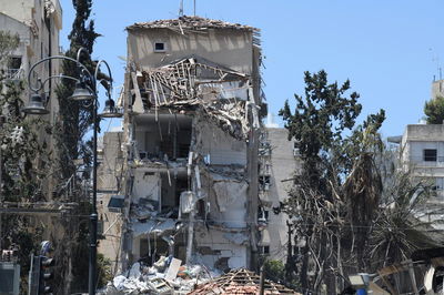 זירת הנפילה ברחובות