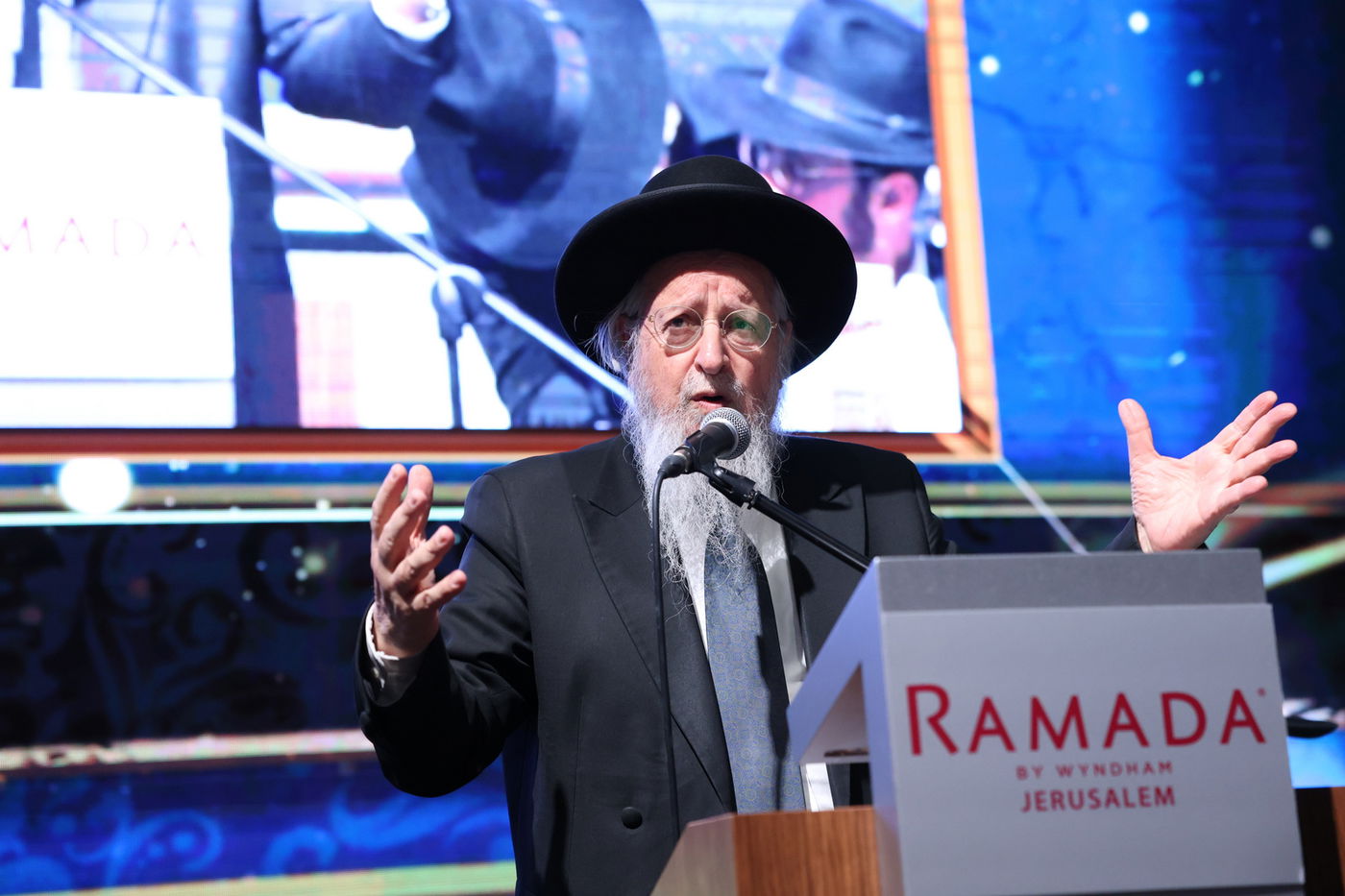 הגר"ש זעפרני בנאומו