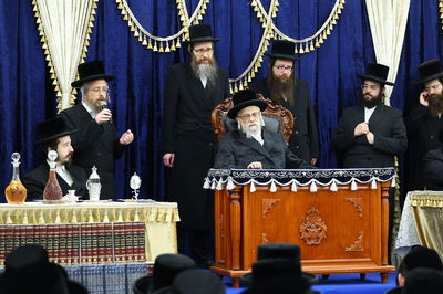 מעמד 'ברינה יקצורו' בת"ת סערט ויז'ניץ בחיפה