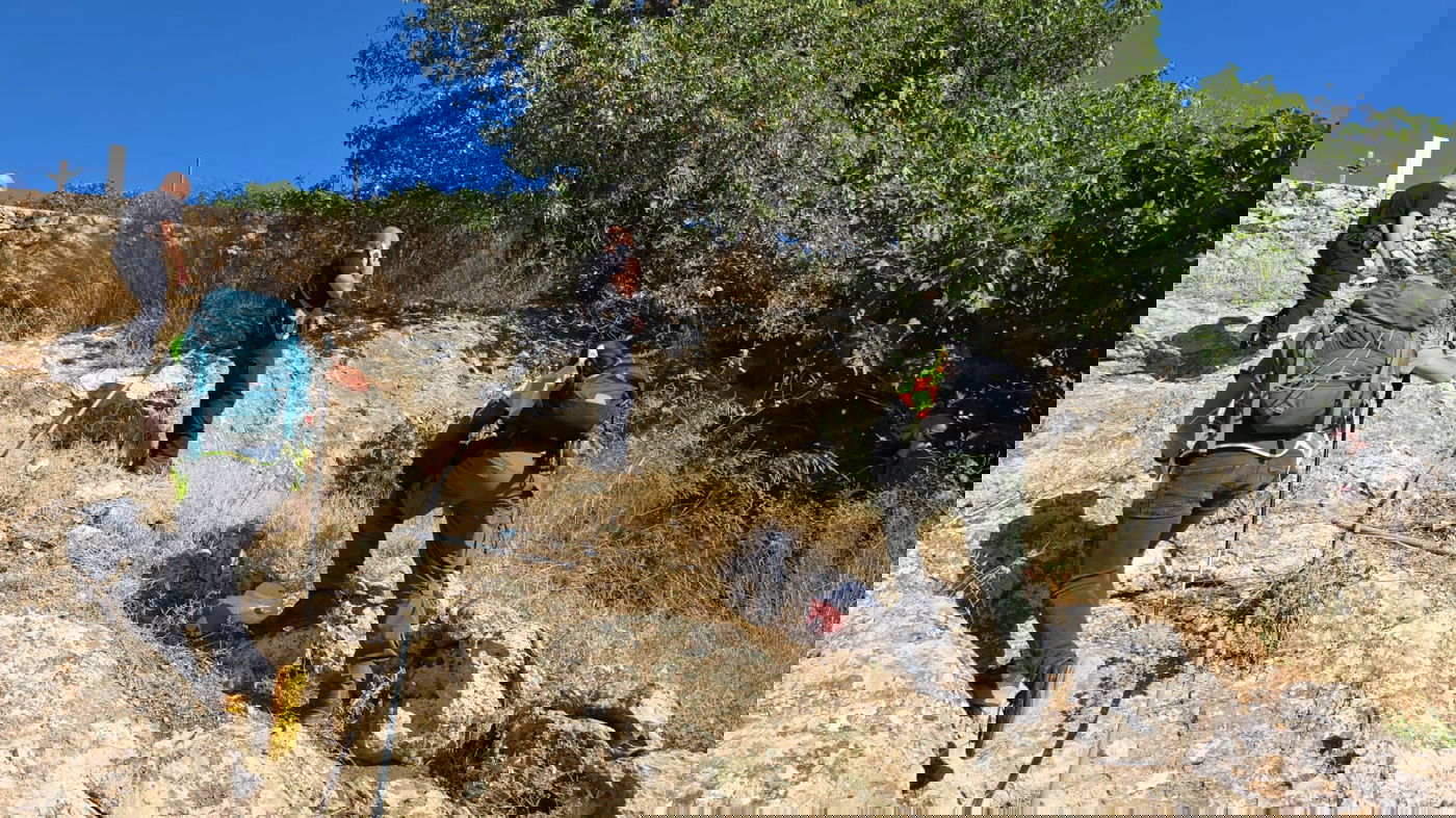 החיפושים באזור מירון