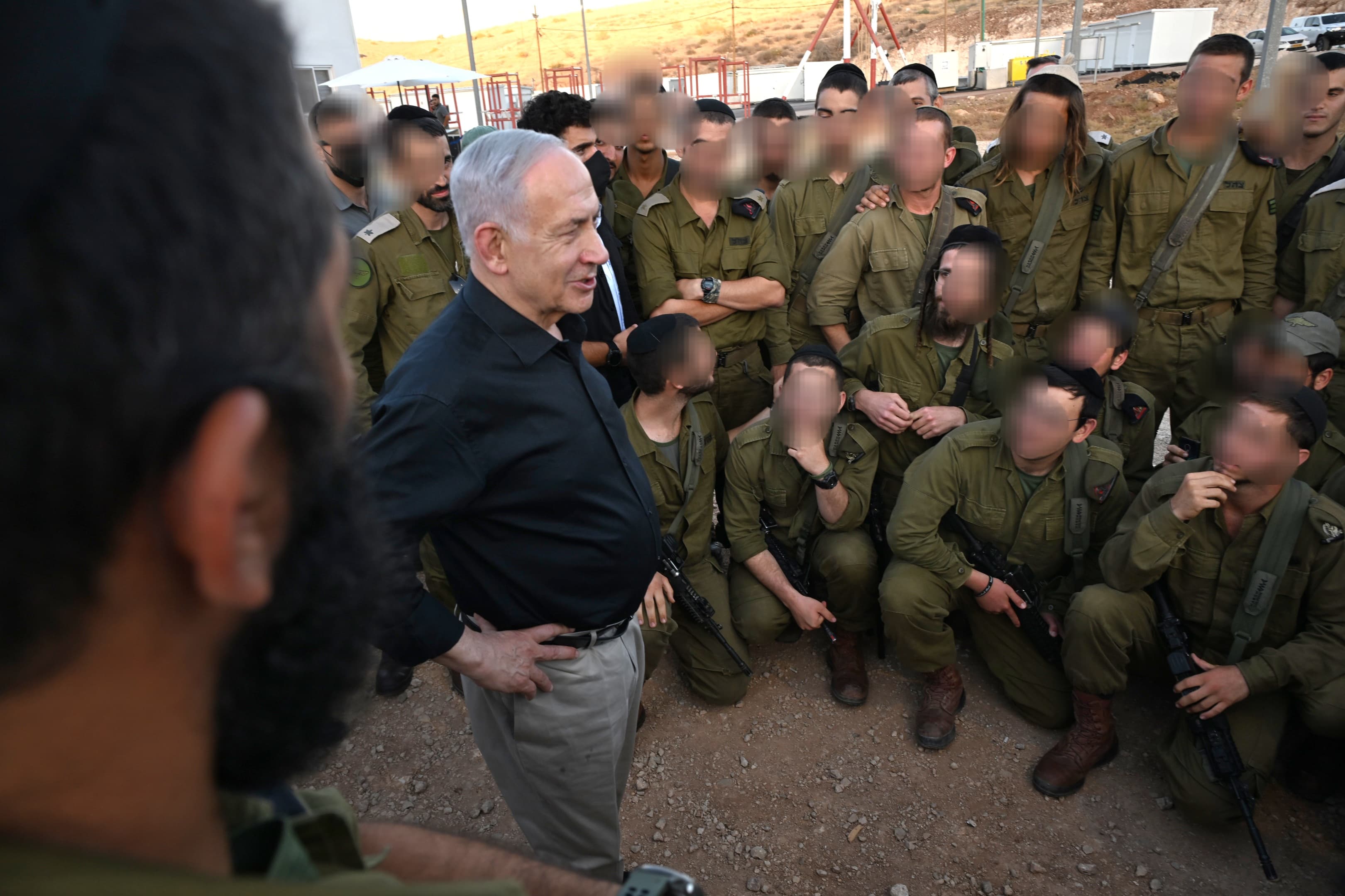 נתניהו בביקור חשמונאים 