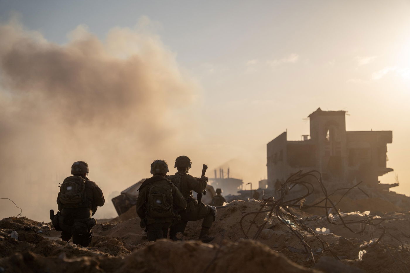 צוות הקרב של חטיבה כפיר בחאן יונס