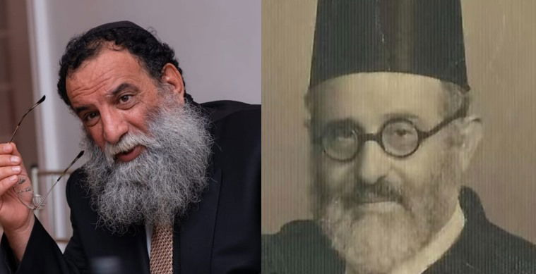 מימין: הרב פטאל זצ"ל, משמאל: הגר"י נקי