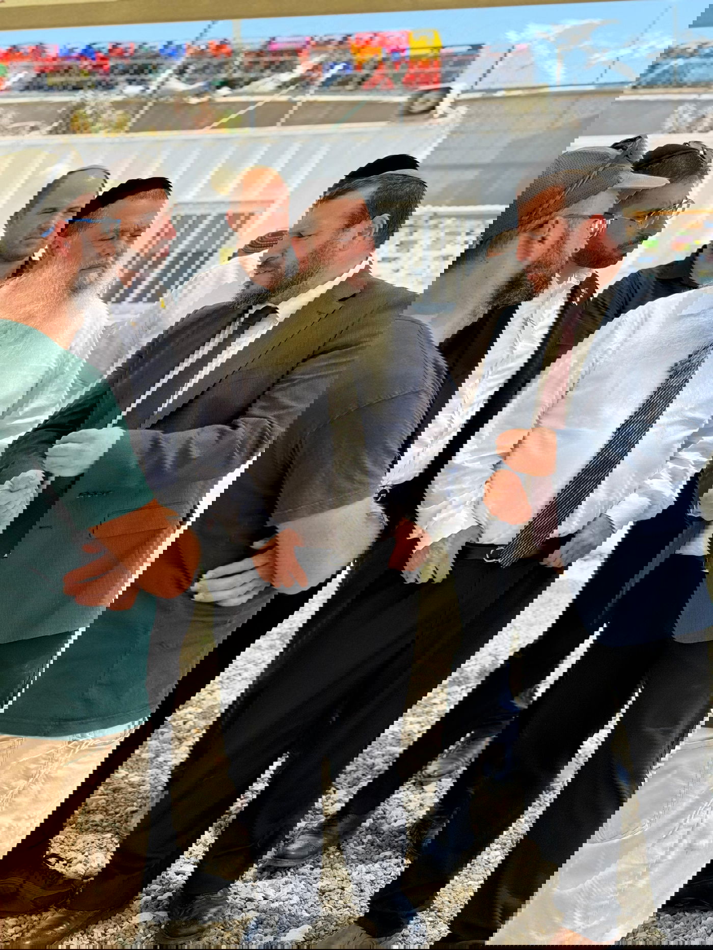 הרב יגאל כהן בסיור בעוטף