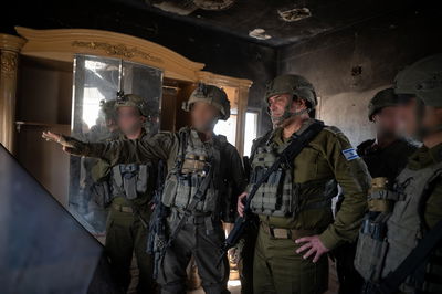 הרמטכ"ל עם מפקדי גבעתי בעזה