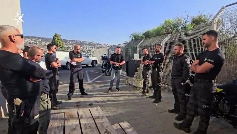 תיעוד מפעילות המשטרה 