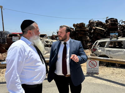 הרב יגאל כהן בסיור בעוטף