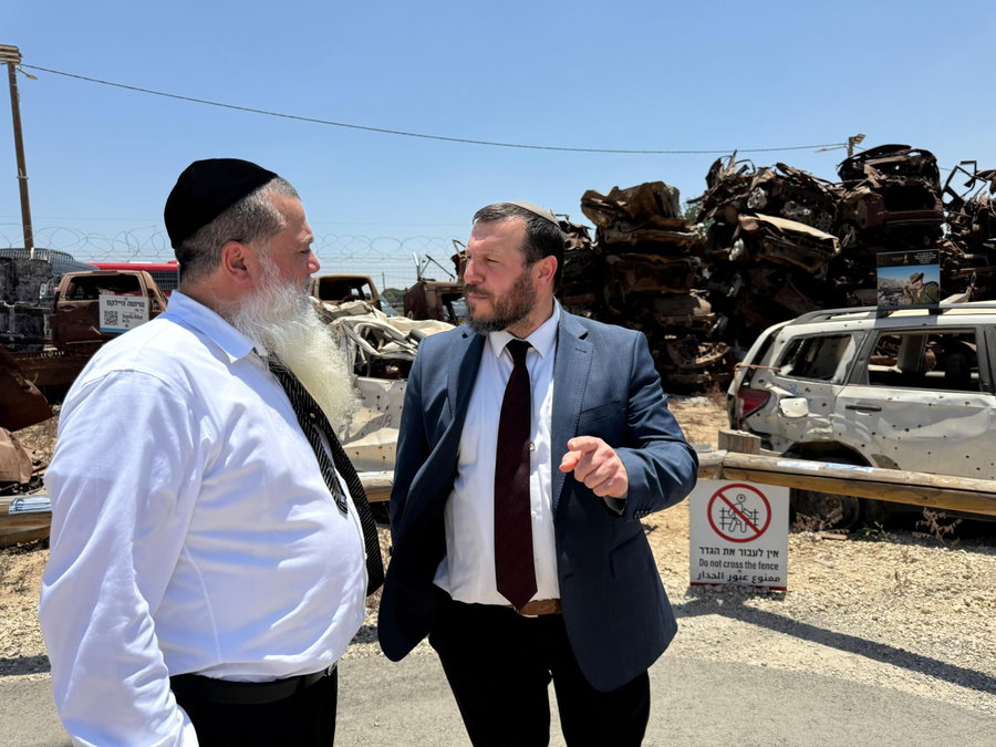 הרב יגאל כהן בסיור בעוטף