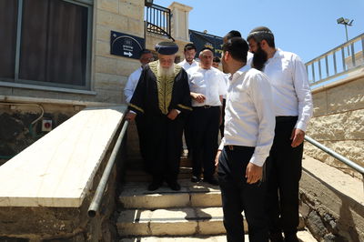 הגרש"מ עמאר בביקור בטבריה