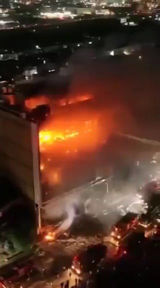 השריפה במזרח עיראק