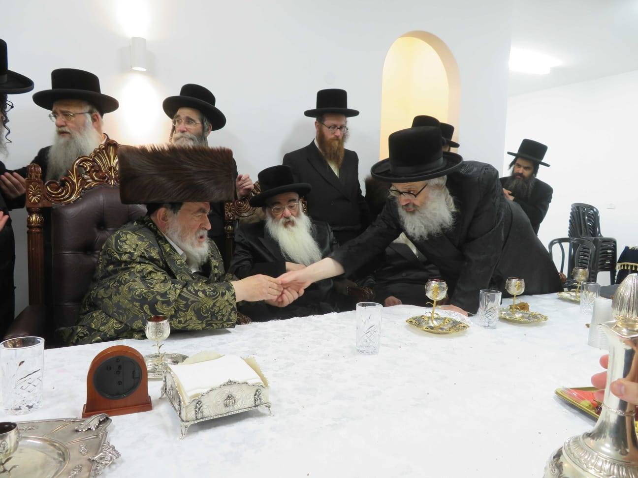 שמחת הווארט לנכדת האדמו"ר מויז'ניץ 