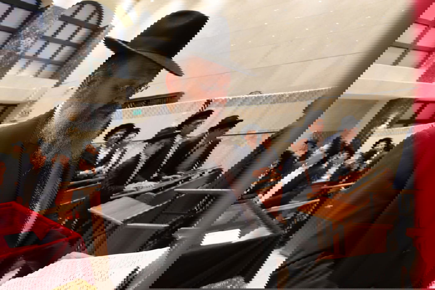 עצרת הספד במלאת השלושים להגאון רבי אליעזר דן דרבקין זצ"ל