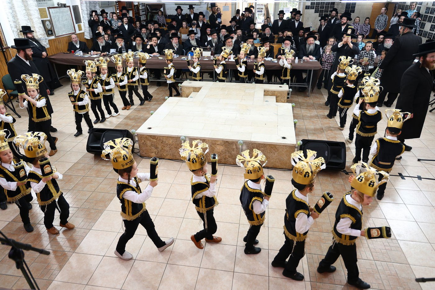 חומש סעודה בת"ת 'דרכי אבות' צאנז בחיפה