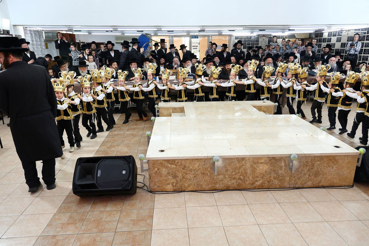 חומש סעודה בת"ת 'דרכי אבות' צאנז בחיפה