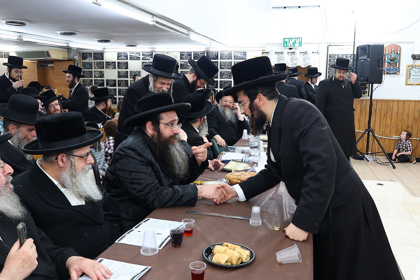 חומש סעודה בת"ת 'דרכי אבות' צאנז בחיפה