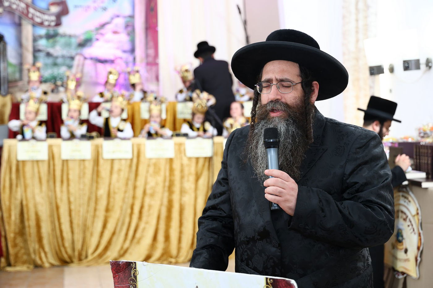 חומש סעודה בת"ת 'דרכי אבות' צאנז בחיפה