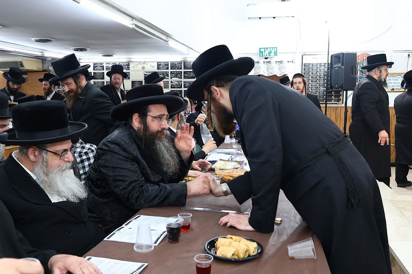 חומש סעודה בת"ת 'דרכי אבות' צאנז בחיפה