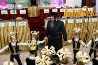 חומש סעודה בת"ת 'דרכי אבות' צאנז בחיפה